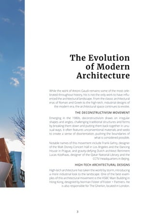 The Evolution of Modern Architecture - Jeremy Casson | PDF