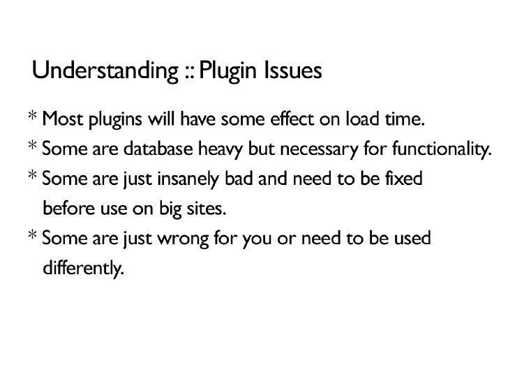 Caching and Optimization for WordPress slideshare - 웹