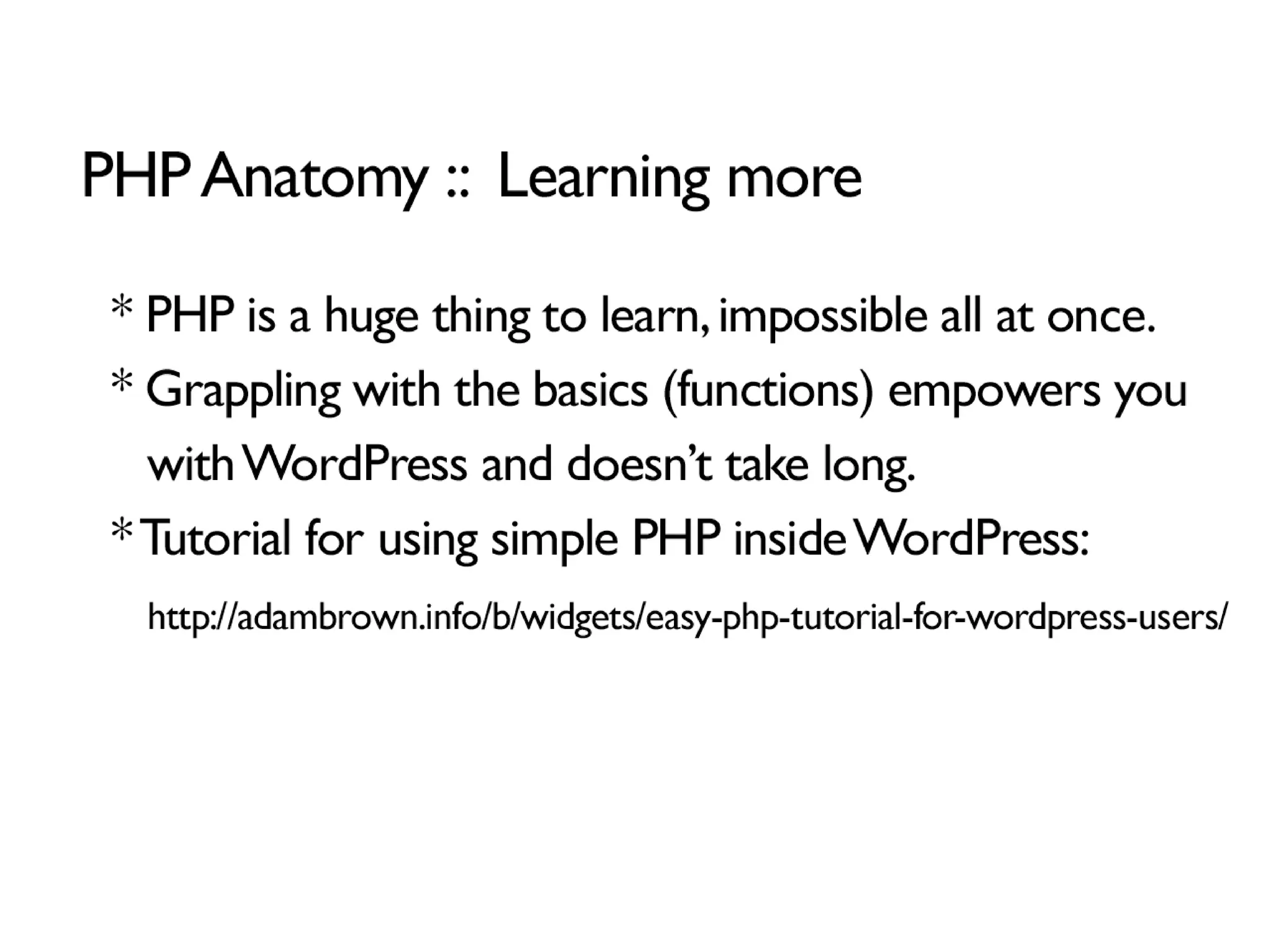 WordPress Theming for Epic n00bs: Intro to Template Tags, Themes and PHP