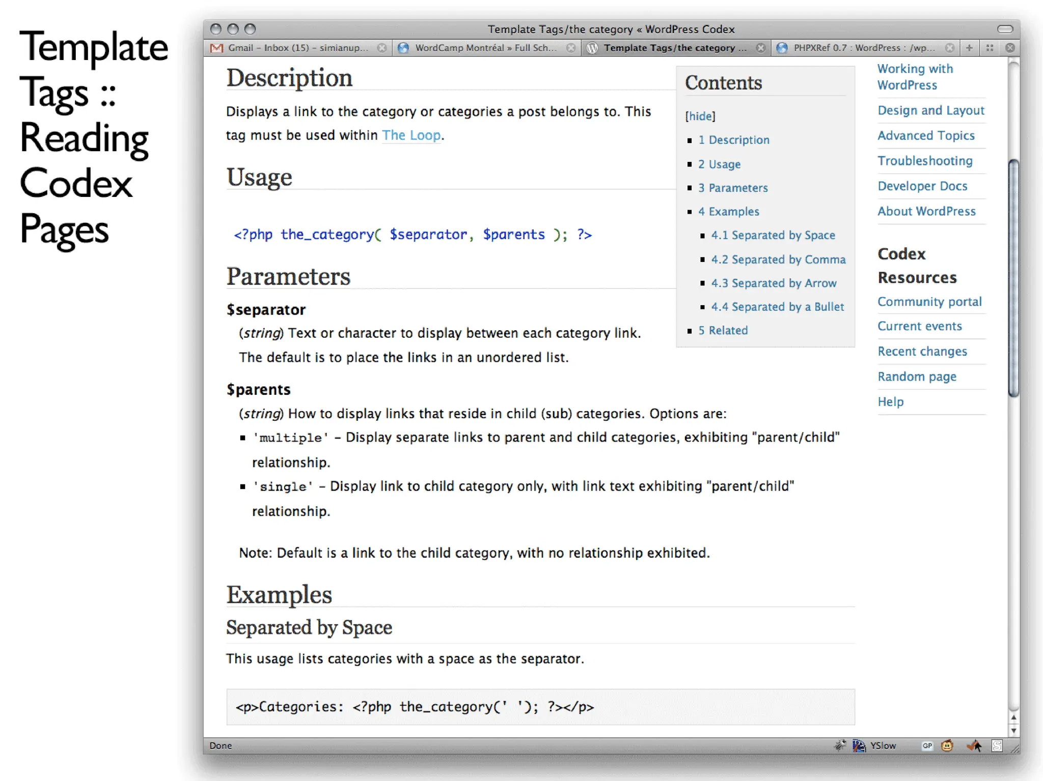 WordPress Theming for Epic n00bs: Intro to Template Tags, Themes and PHP