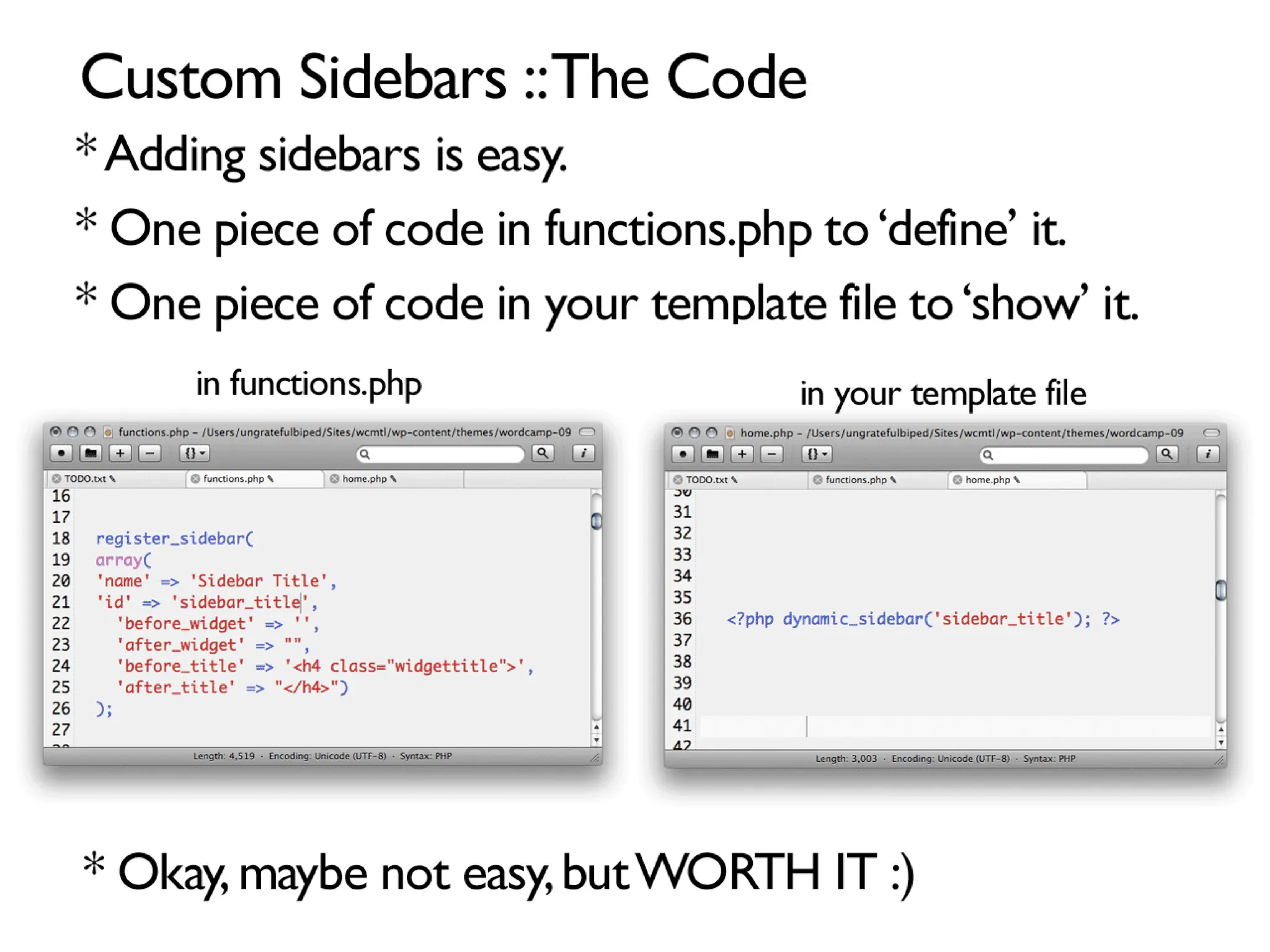 WordPress Theming for Epic n00bs: Intro to Template Tags, Themes and PHP
