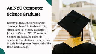 Jeremy Millul - A Junior Software Developer | PDF