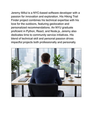 Jeremy Millul - A NYC-Based Software Developer | PDF
