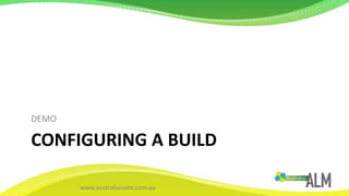 Configuring a buildDEMO