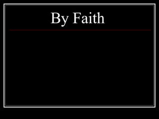 JERICHO will Fall! By Faith  Hebrews 11:30; Joshua 6: 1-20 
