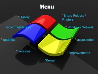 slideshow about windows xp and features | PPT
