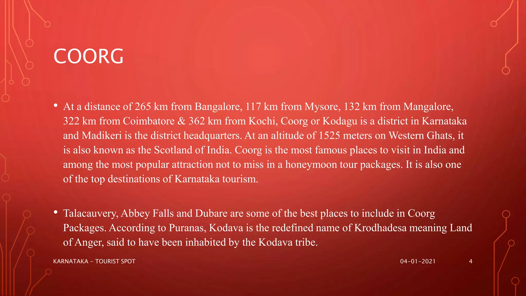 Tourist spots in karnataka