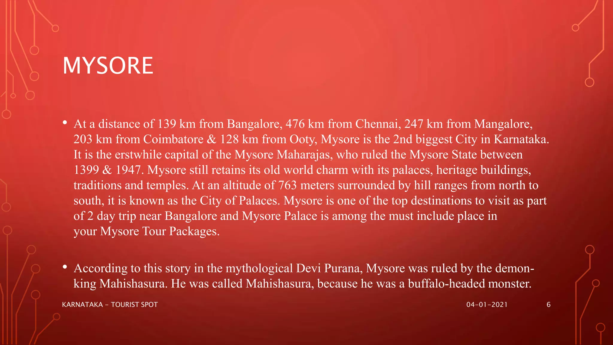 Tourist spots in karnataka