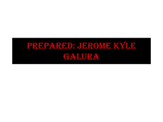 prepared: jeromekylegalura 