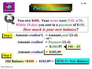 Merchandizing Math Formulas business mathematics. Mathematic of merchandising | PPT