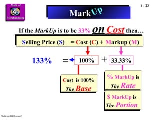 Merchandizing Math Formulas business mathematics. Mathematic of merchandising | PPT