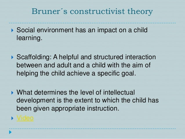 bruner's constructivist theory
