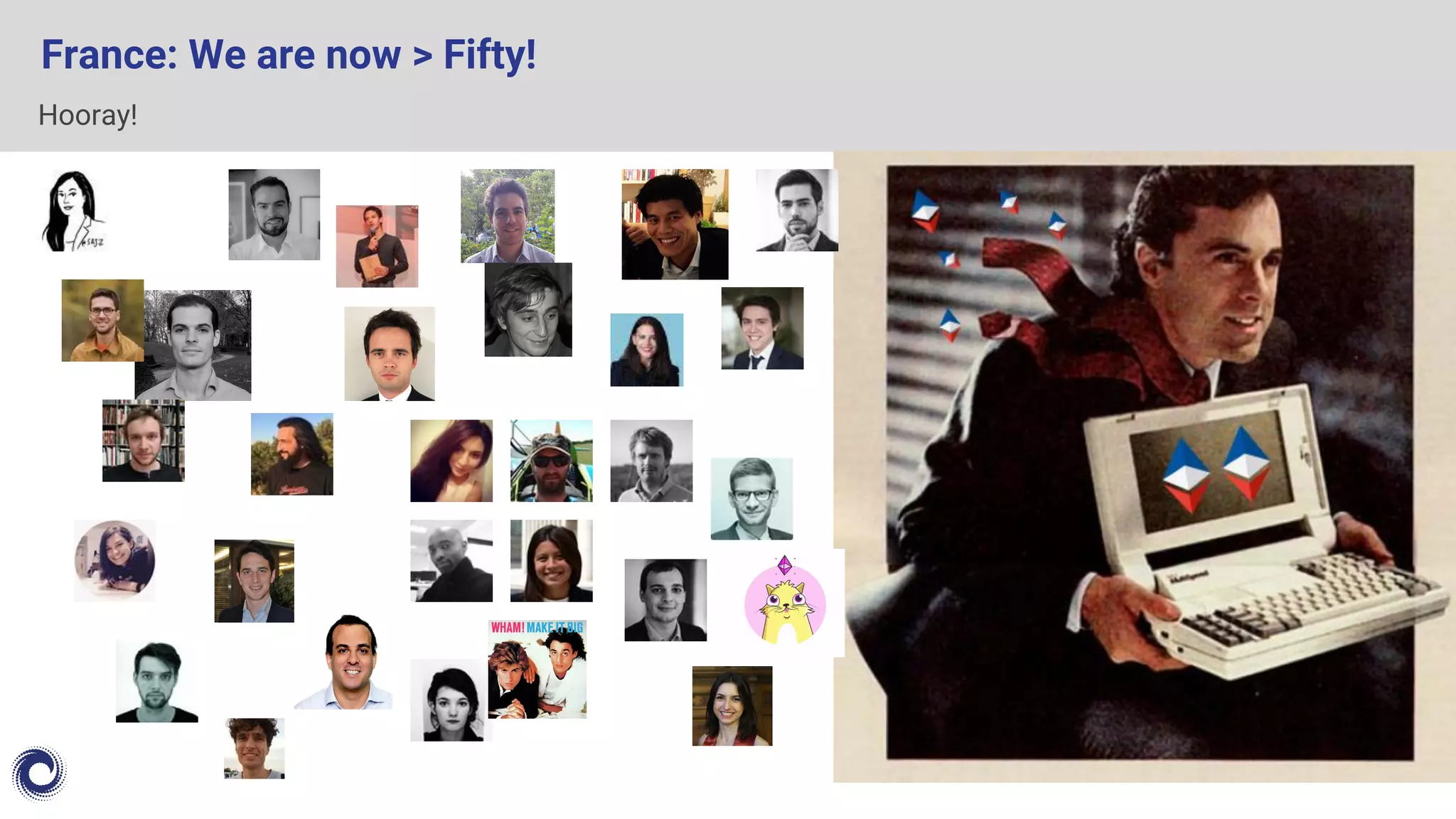 Hooray!
France: We are now > Fifty!
 