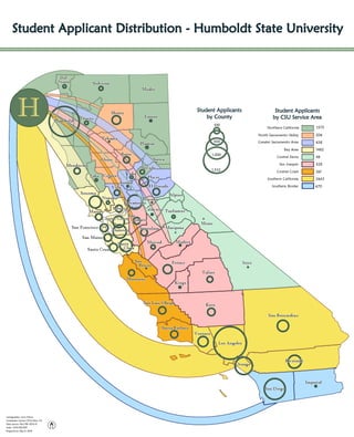Jerry Dinzes - Mapping Humboldt State Applicant Pool