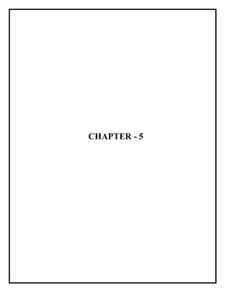 CHAPTER - 5
 
