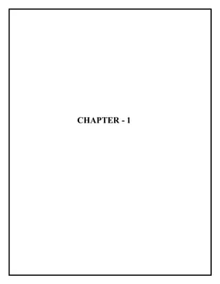 CHAPTER - 1
 