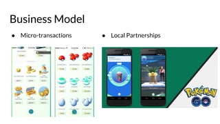 Business Model
● Micro-transactions ● Local Partnerships
 