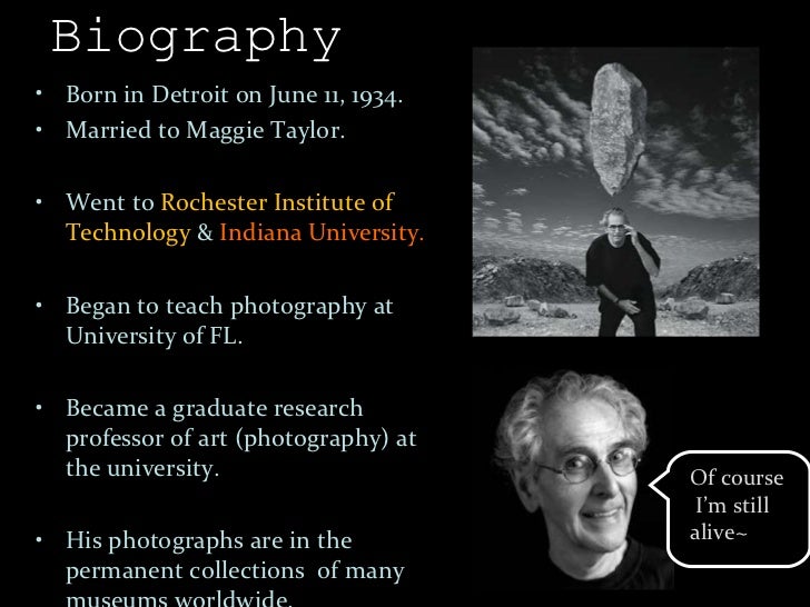 Jerry uelsmann biography picture