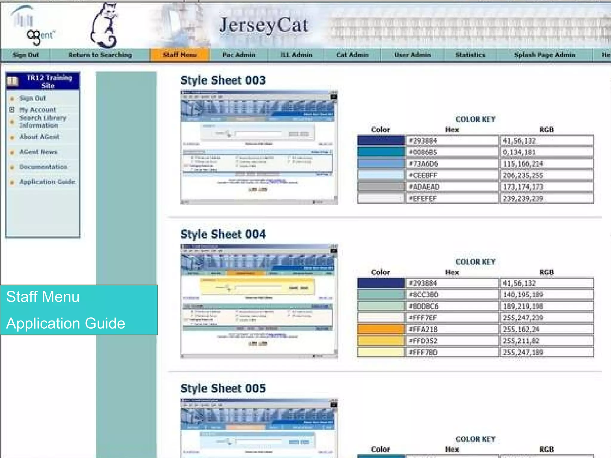 Staff Menu Application Guide 