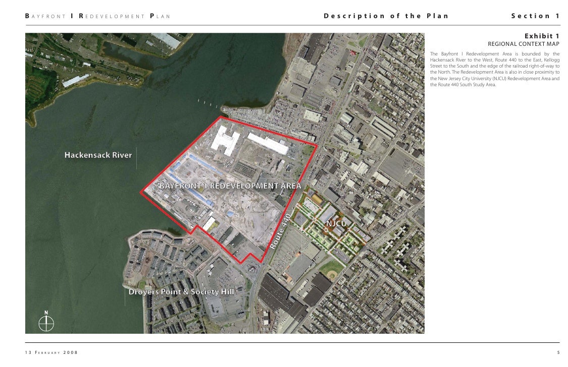Jersey City Real Estate Bayfront Redevelopment Plan