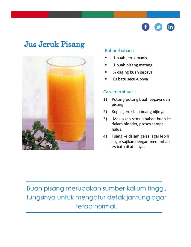 Cara Menggambar Jus Jeruk Gambaryuk