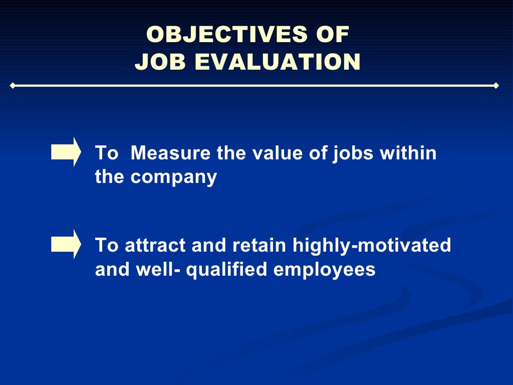 Job Evaluation And Salary Design