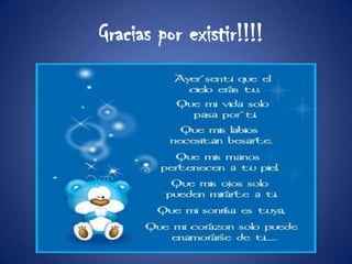 Gracias por existir!!!!