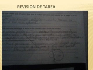 REVISION DE TAREA