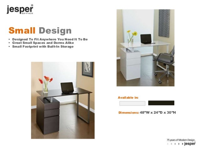 Jesper Office 220 Writing Desk With Drawers