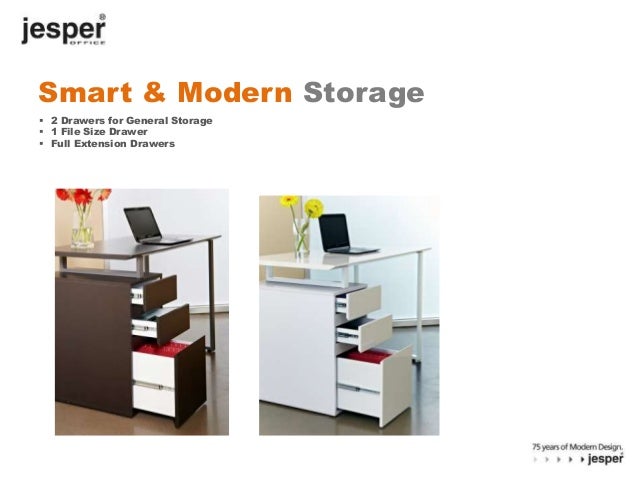 Jesper Office 220 Writing Desk With Drawers