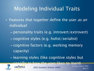 Adaptive Learning Environments