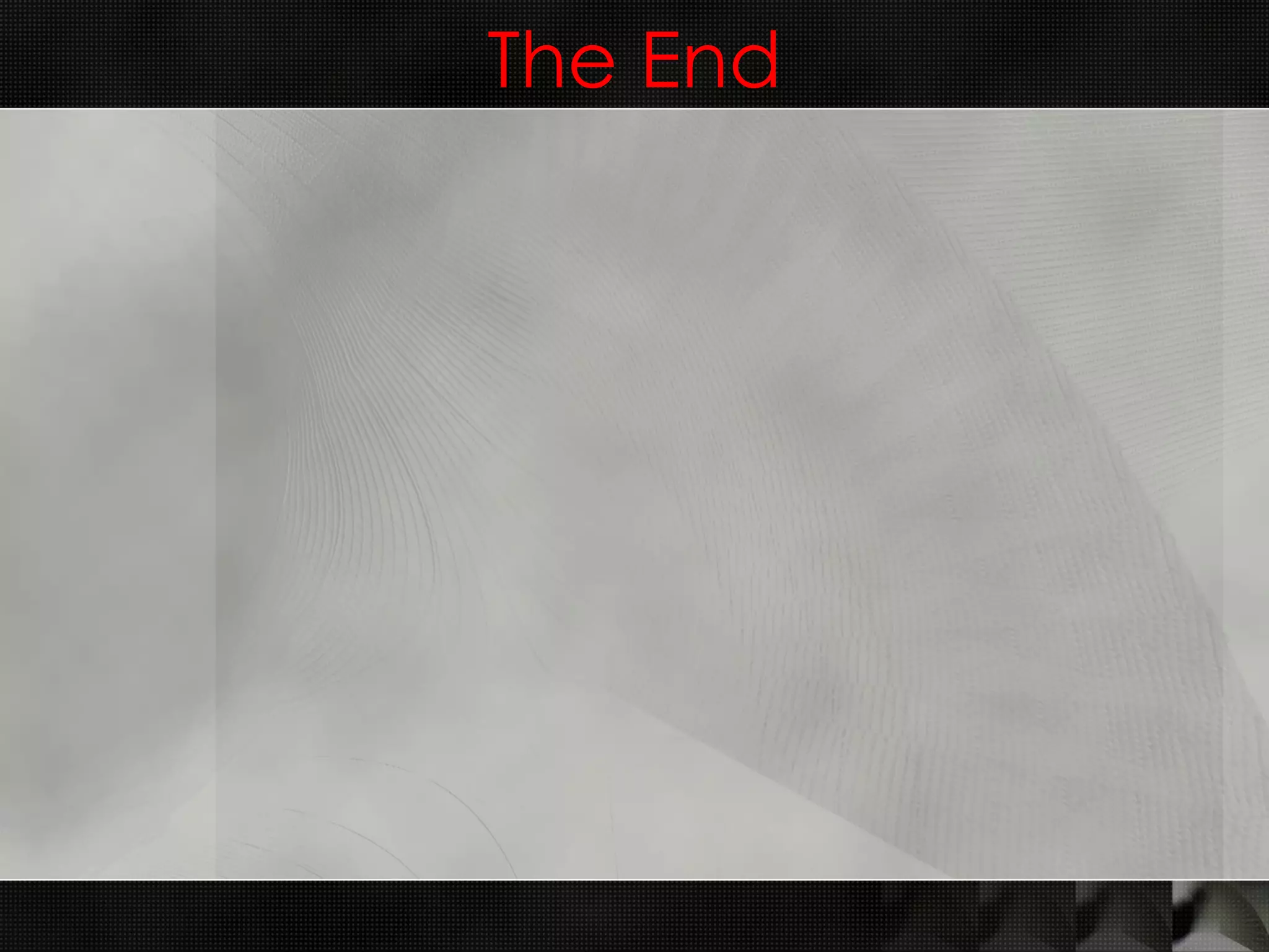 The End 