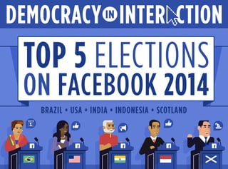 BRAZIL • USA • INDIA • INDONESIA • SCOTLAND
ON FACEBOOK 2014
TOP 5 ELECTIONS
 