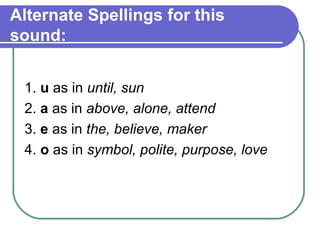 ə (schwa) sound | PPT