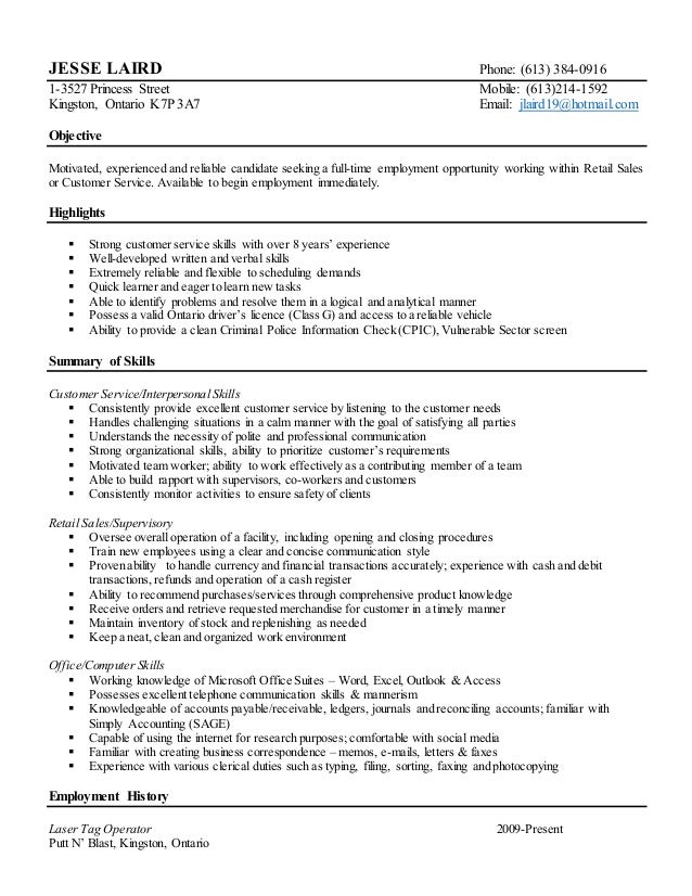 Resume services kingston ontario