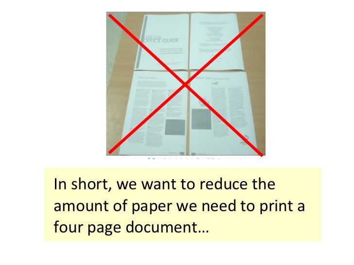 How To Print 4 Pages Into One Page