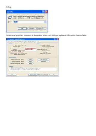 Jesse passo a passo virus e dxdiag