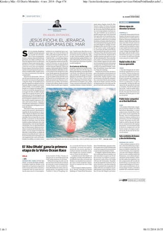 Kiosko y Más - El Diario Montañés - 6 nov. 2014 - Page #74 http://lector.kioskoymas.com/epaper/services/OnlinePrintHandler.ashx?... 
1 de 1 06/11/2014 10:55 
