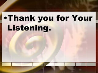 Thank you for Your Listening. 