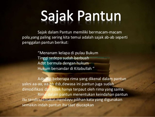 Menilai pantun