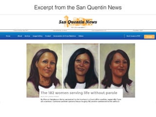 Excerpt from the San Quentin News
 