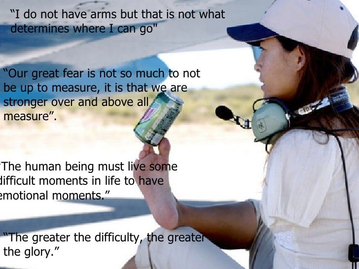 Jessica Cox, Inspirational Jessica Cox, Inspirational