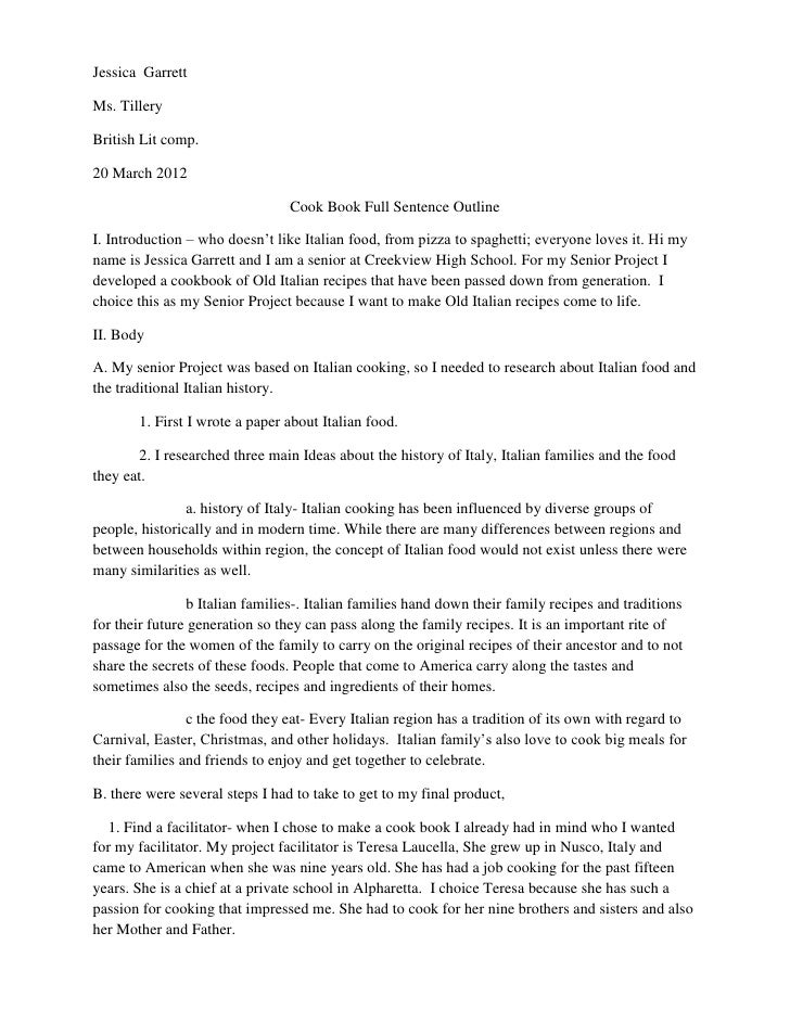 Senior presentation ideas picture