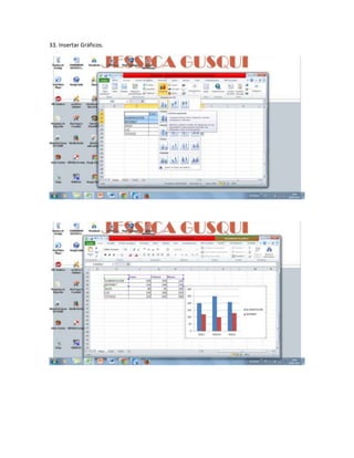 33. Insertar Gráficos.