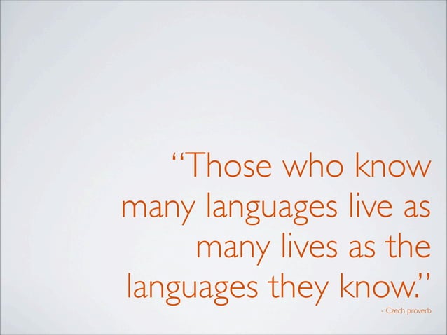 Benefits to Learning a Second Language | PDF