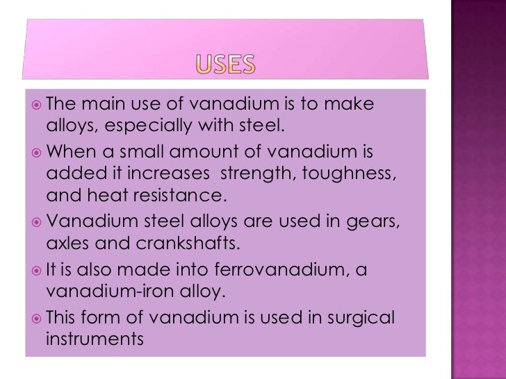 Vanadium (Jessica Horn)