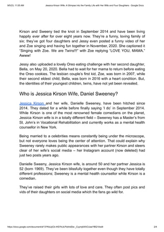 Jessica Kirson Wife: A Glimpse into the Family Life with Her Wife and