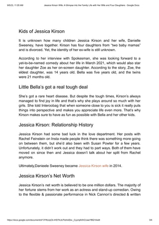 Jessica Kirson Wife: A Glimpse into the Family Life with Her Wife and