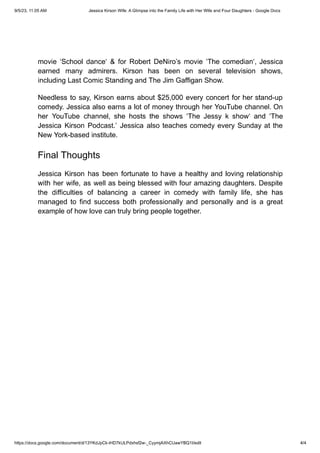 Jessica Kirson Wife: A Glimpse into the Family Life with Her Wife and