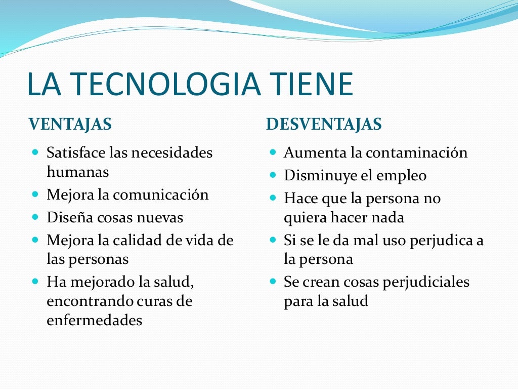 La tecnologia